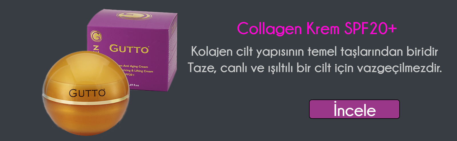 Yaşlanmay karşı  Kolejen E vitamin krem